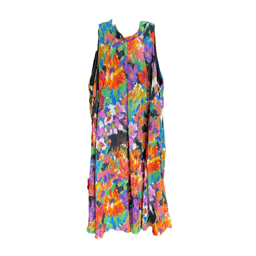 Robbie Bee‎ Sleeveless Floral Dress